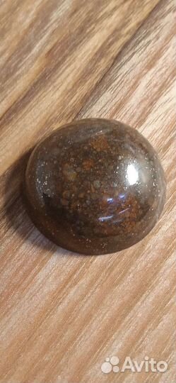 Кабошон из метеорита L3 редкий
