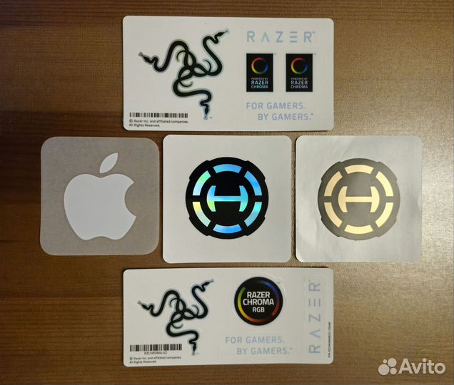 Наклейки Razer / Asus / MSI / Apple