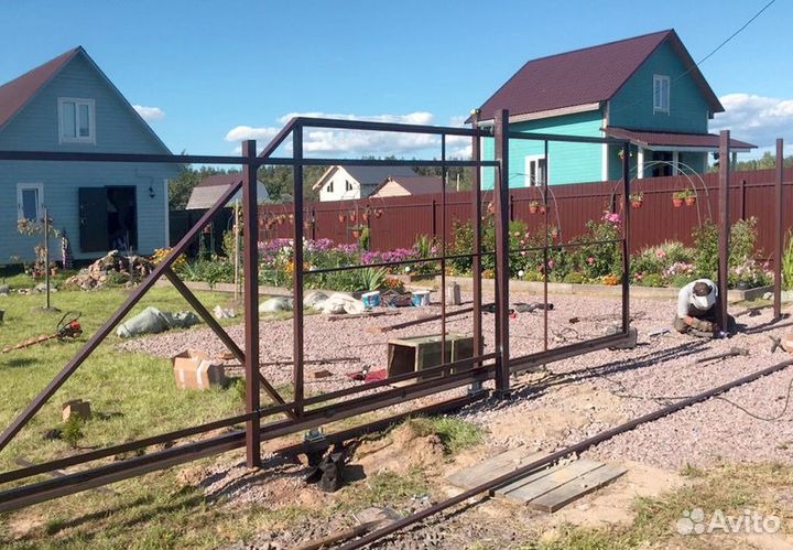 Забор, каркас