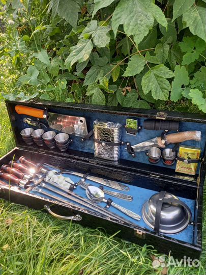 Набор шампуров в кейсе