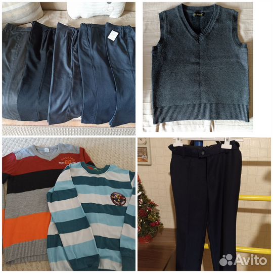 Рубашка, брюки, свитера для школы