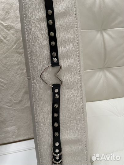 Чокер кожаный