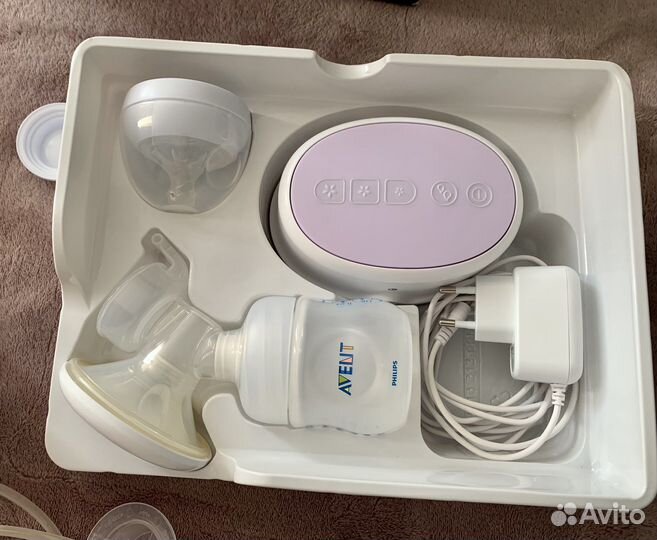 Электронный молокоотсос avent. Большой набор