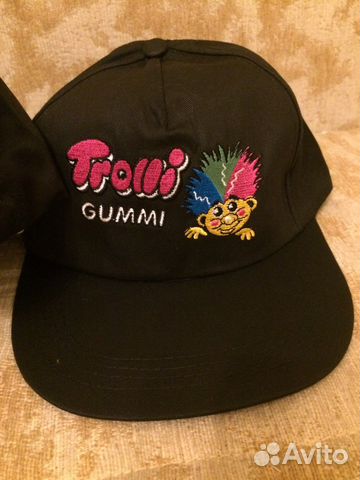 Бейсболка trolli gummi новые