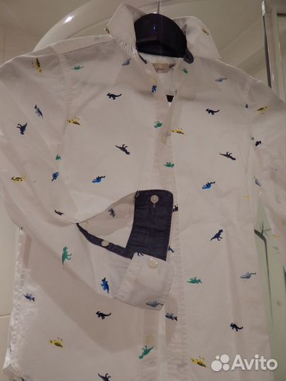 Рубашка H&M идеальная 7/8 лет