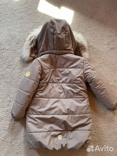 Зимняя куртка для девочки 110-116