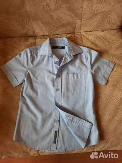 Рубашка для мальчика 128 VAN cliff. Школа