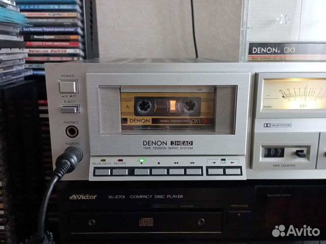 Кассетная дека Denon DR-F1,с пультом