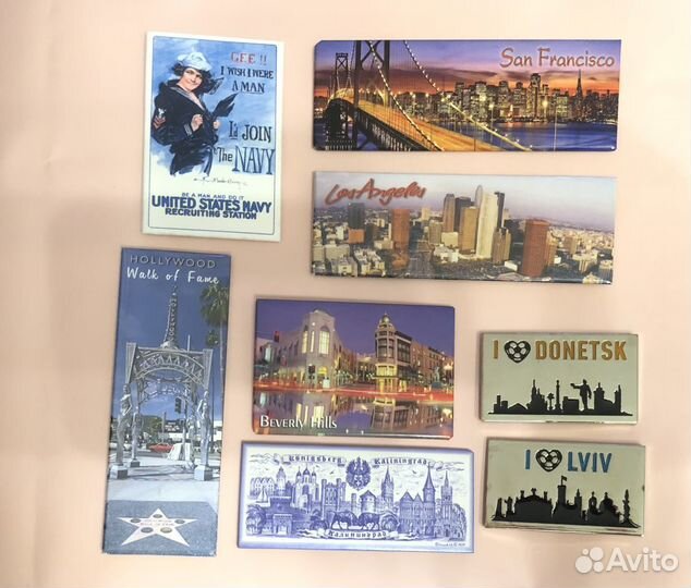 Магниты сувенирные на холодильник