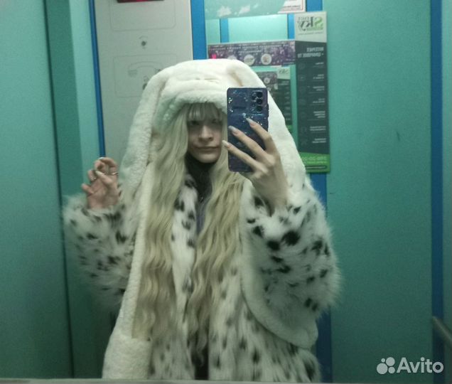 Парик блонд длинный