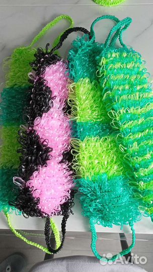 Мочалка ручной работы