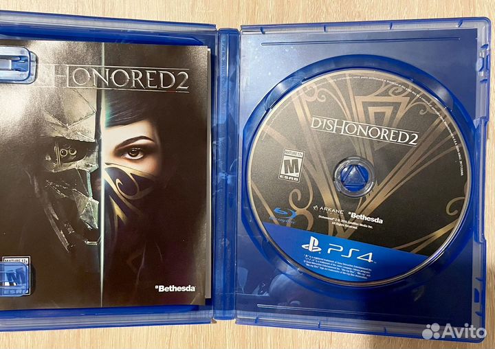 Dishonored 2 ps4 диск