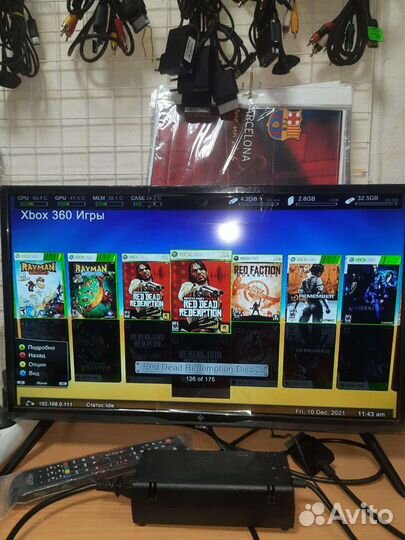 Xbox 360 (freeboot, 100игр)