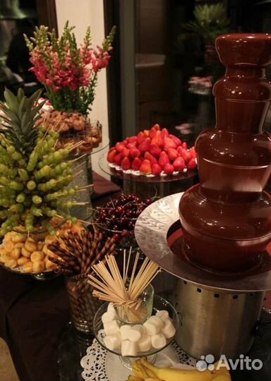 Шоколадный фонтан в аренду