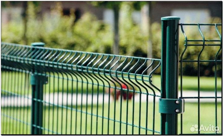 Сетка для забора 3Д