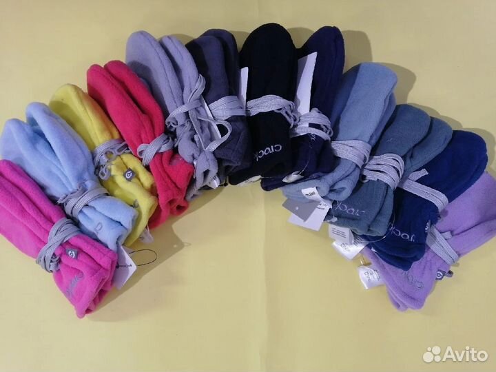 Варежки на флисе