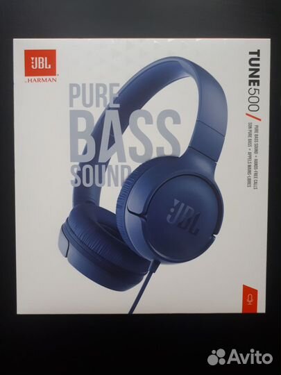 Наушники JBL tune 500, синий