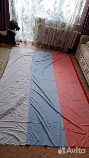 Флаг Российской Федерации 2х3 м новый