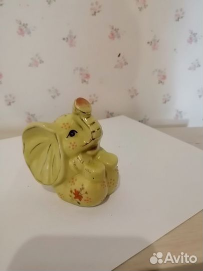 Фигурка слона керамическая