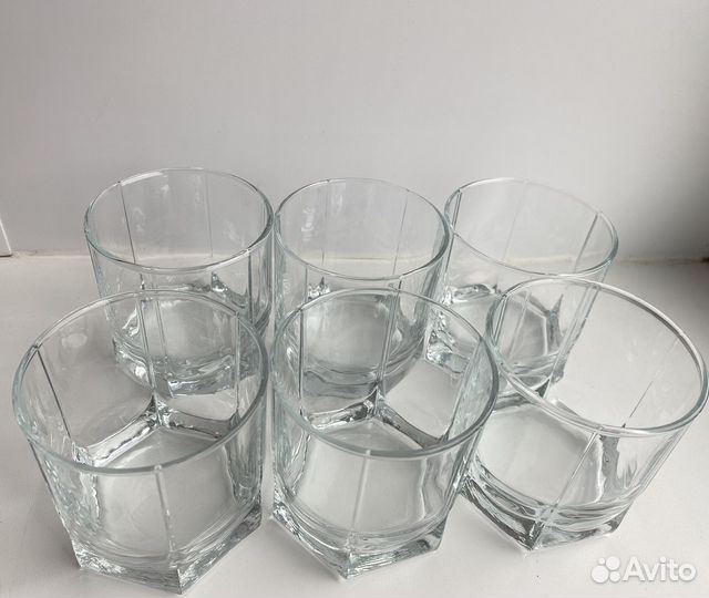 Стаканы бокалы для виски 6 шт