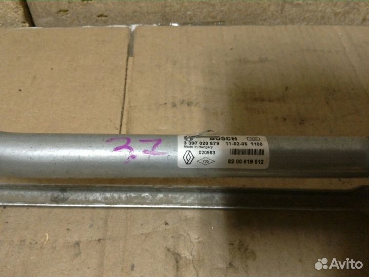 Трапеция стеклоочистителей Renault Logan 1 1.6 K7M