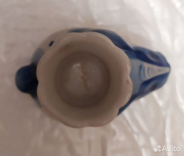 Подсвечник Заяц. Гжель