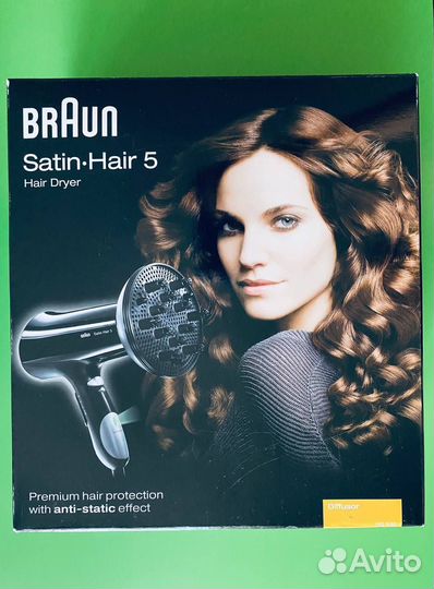 Фен Braun Satin Hair 5 HD530 Iontec, Новый