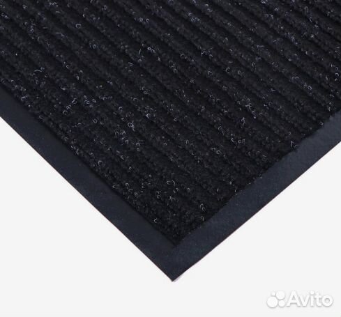 Коврик придверный влаговпитывающий, черный