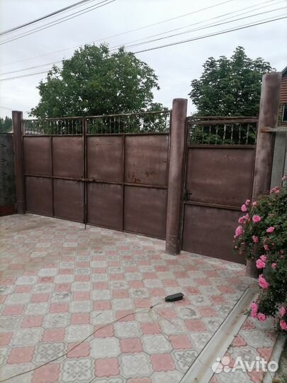 Ворота с калиткой распашные бу