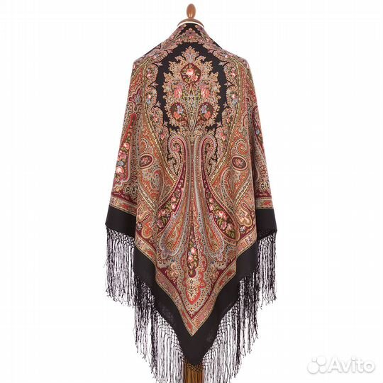 Павловопосадский платок шаль Волшебница-18