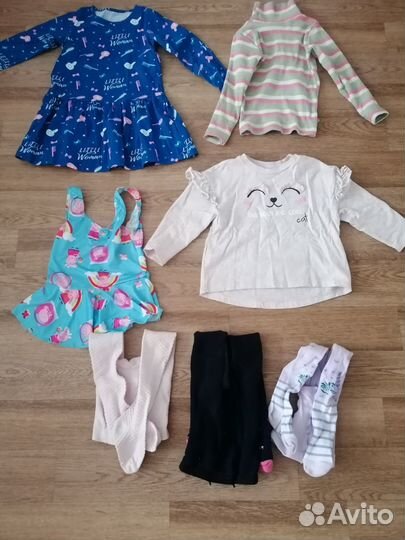Продам пакет вещей на девочку