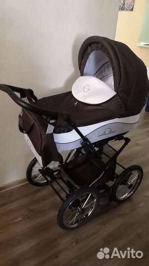 Коляска 2в1 lonex Ulia Baronessa New Chocolate