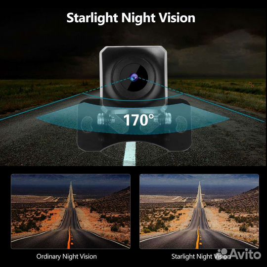 Камера парковки TDS TS-CAV19, AHD (1080P, 12В)