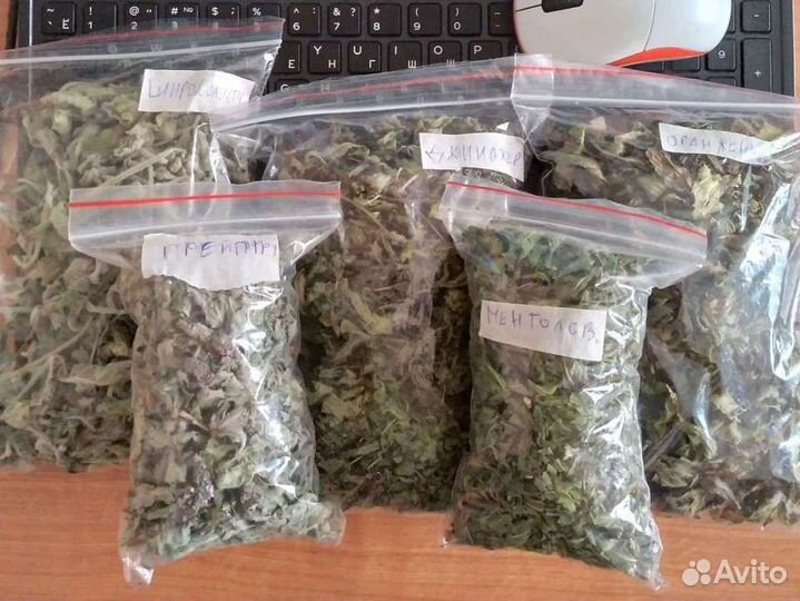 Травяные веники для парной бани. Чайные травы