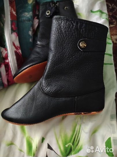 Детские Махси кожаные носки