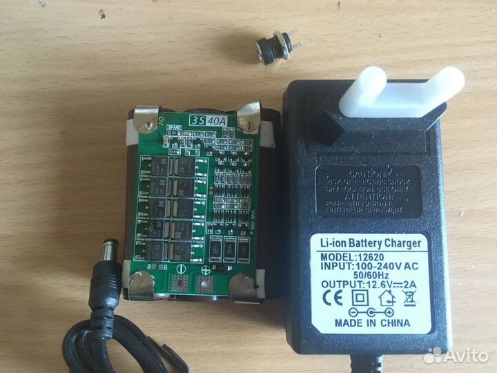 Набор для переделки 12в 3а/ч в сборе с зу