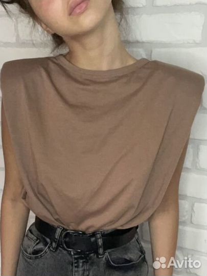 Футболка/Майка с подплечниками