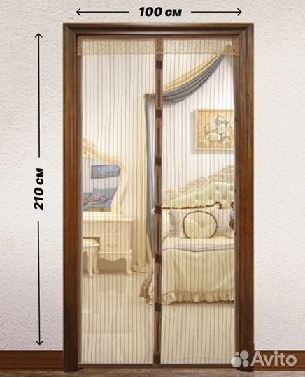 Москитная сетка на дверь новая