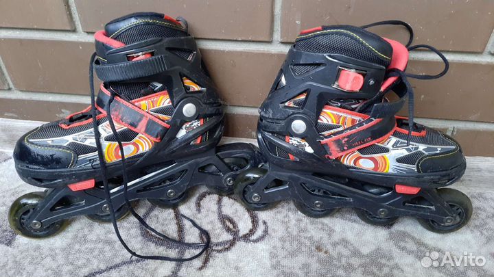 Ролики раздвижные 30-34, 36-41 размер reaction