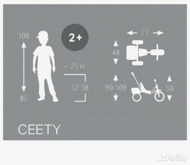 Трехколесный велосипед Puky Ceety 2020, pink/kiwi