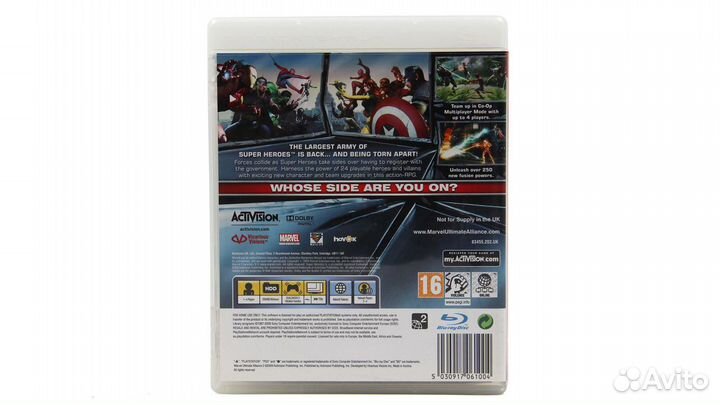 Marvel Ultimate Alliance 2 для PS3