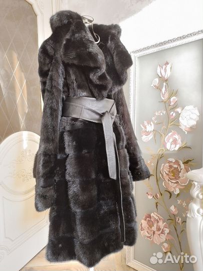 Дизайнерская норковая шуба 44-46 р