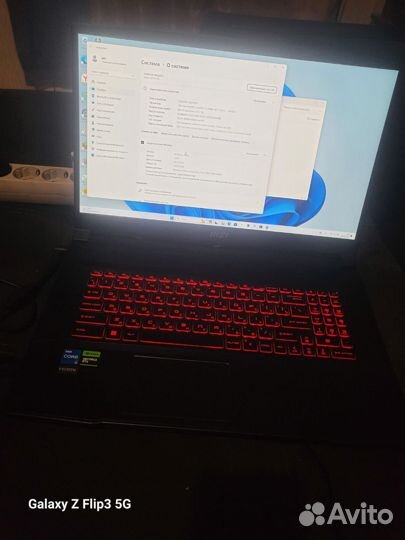 Ноутбук msi GF76 katana