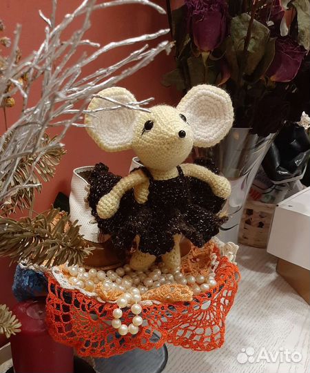 Мышка-милашка ручной работы