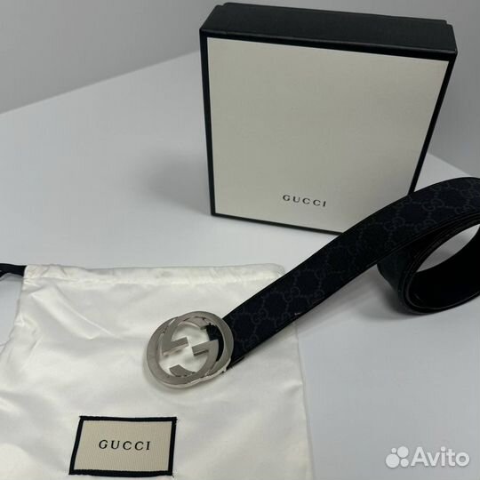 Ремень Gucci GG Supreme Monogram Belt