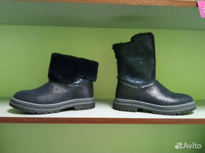 Полусапожки зимние детские, размер 35; 37; 37,5