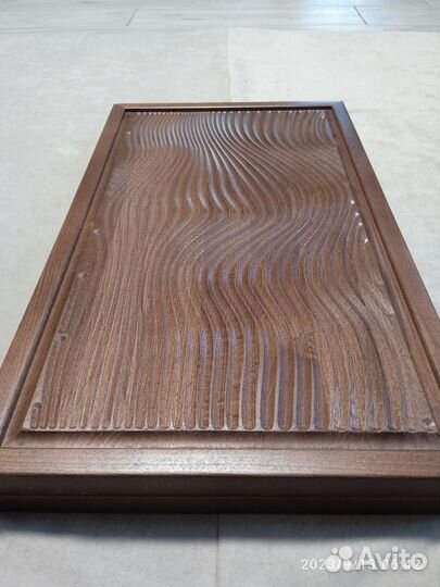 Нарды резные Аква, большие