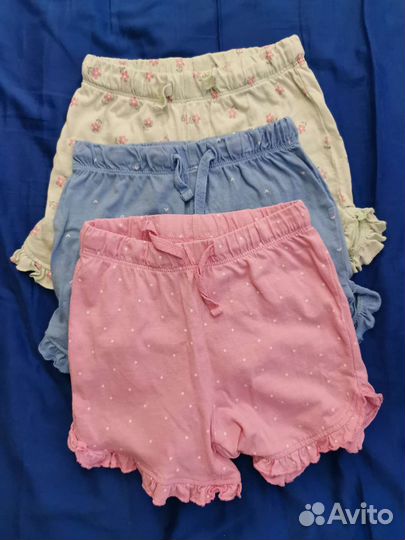 Шорты для девочки 86-92 пакетом