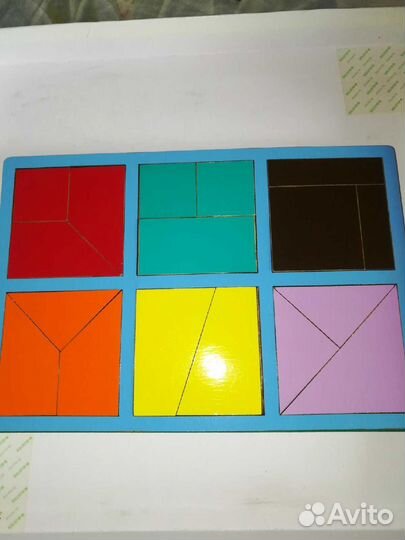 Развивающая Игра для детей - Сложи квадрат 1 урове