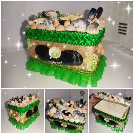 Шкатулки из ракушек